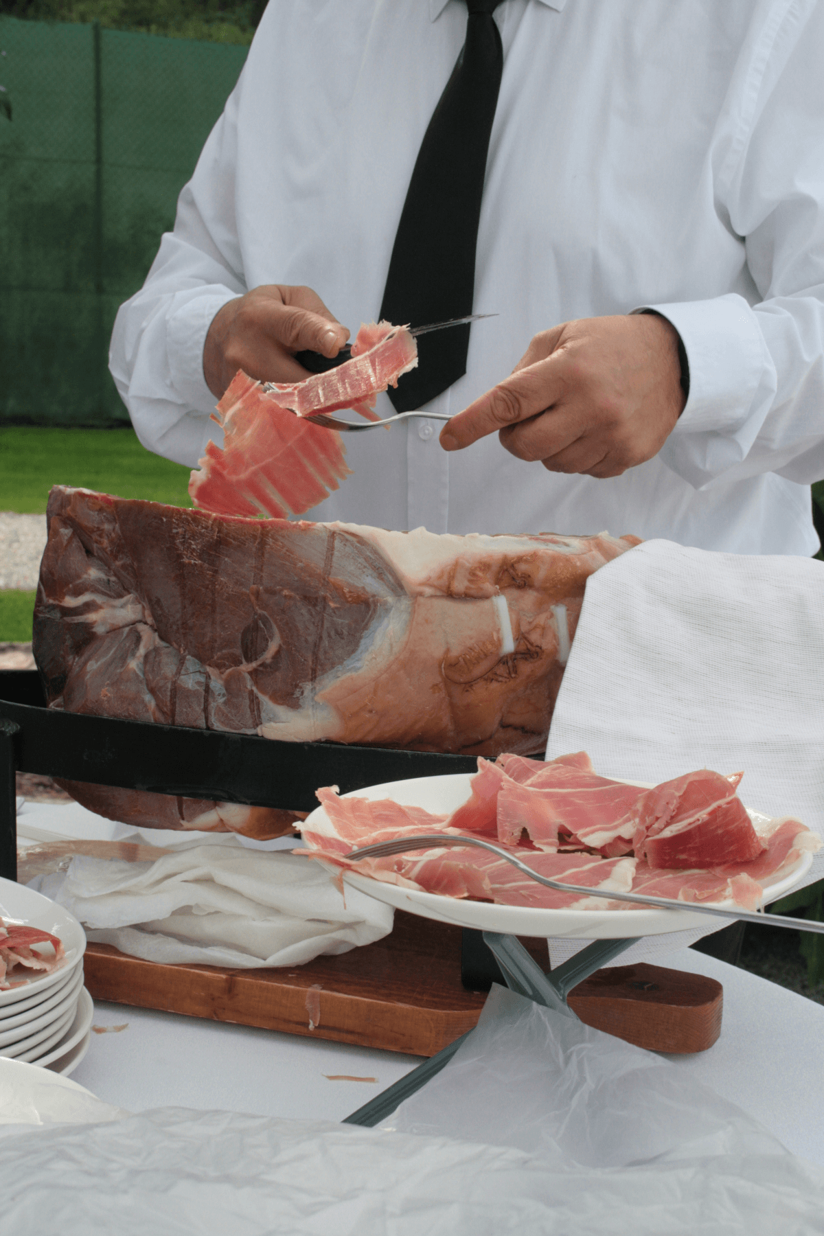 Prosciutto crudo in morsa